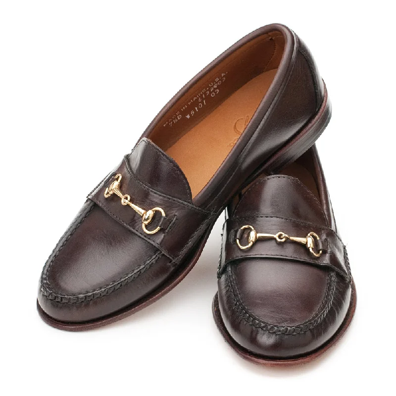 Women's Horsebit Loafers - Dark Brown Calf