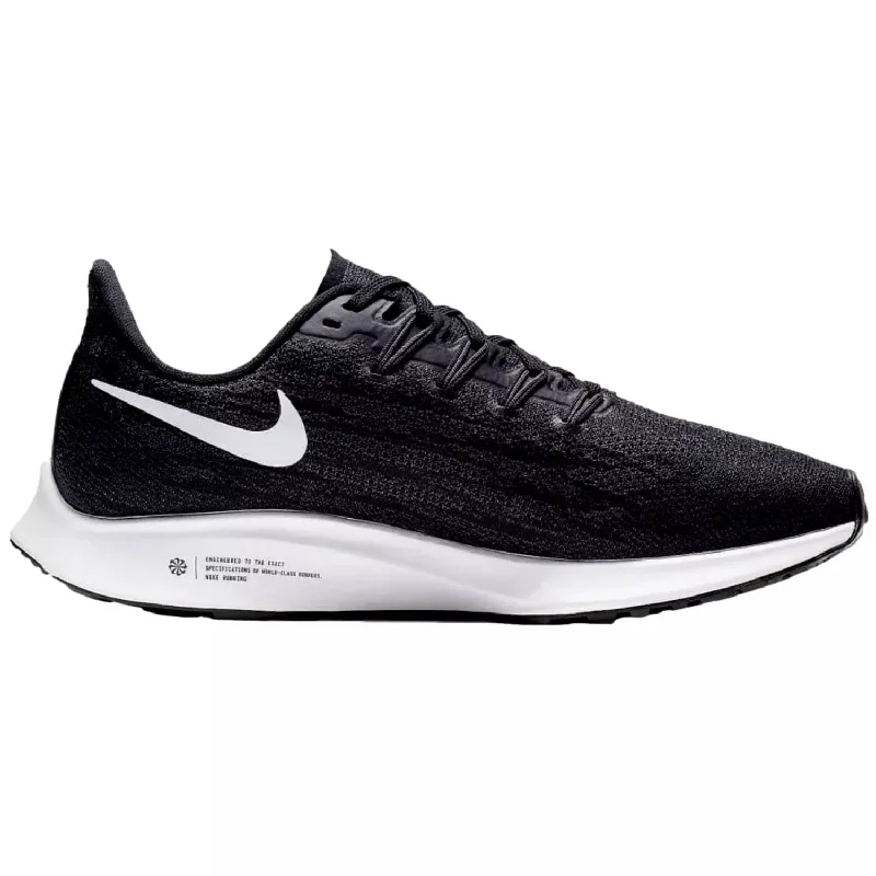 Women's Air Zoom Pegasus 36 Sneaker In Black/white/thunder Grey