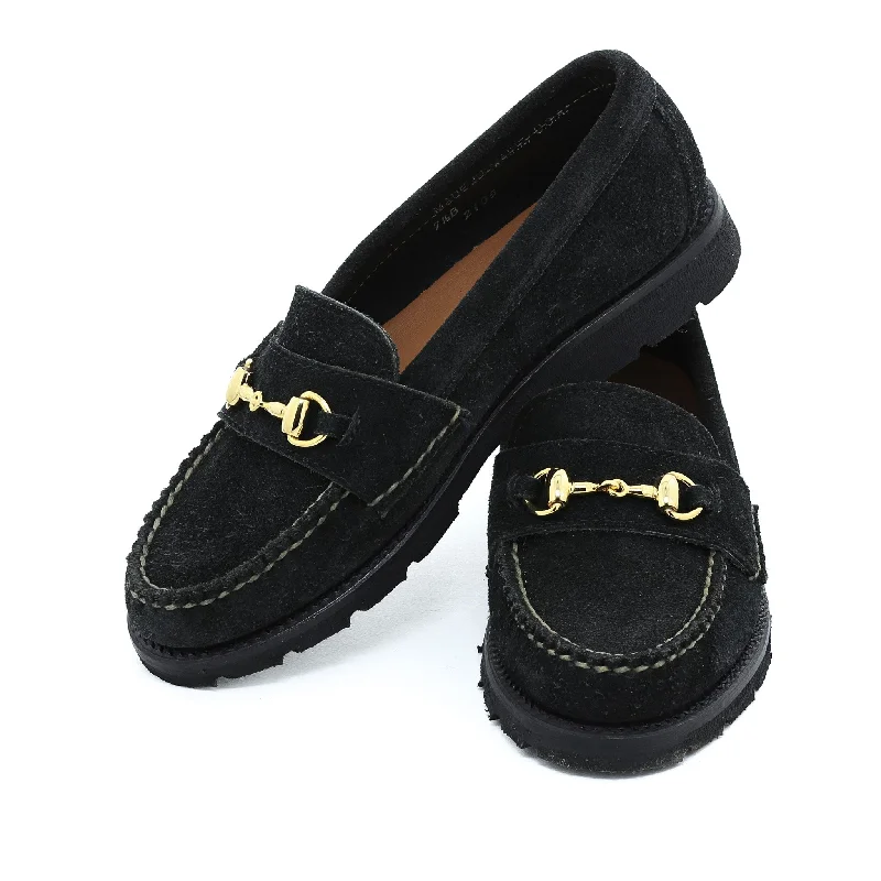 Women's Horsebit Loafer LH - Black Orion Fleshout